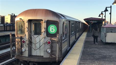 Mta Nyc Subway R62a 6 Train Action At Whitlock Avenue Youtube
