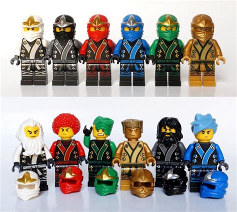 Lego Ninjago Película Minifiguras Conjunto Lloyd Jay Zane Kai Cole Nya