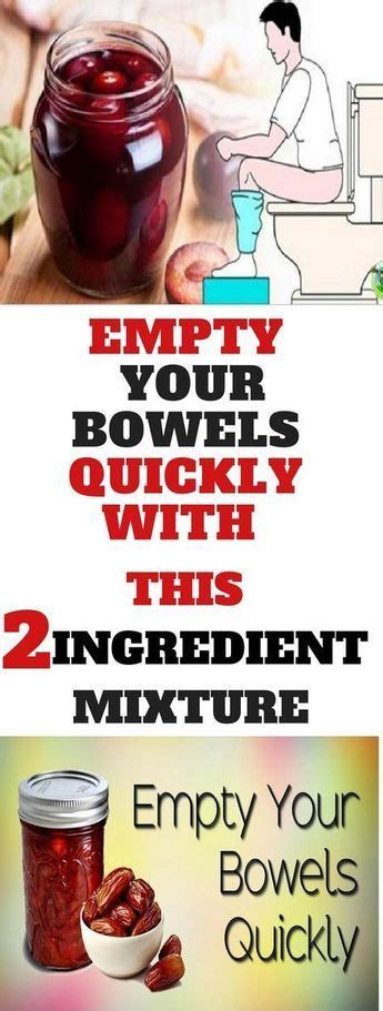 Empty Your Bowels Quickly With This 2 Ingredient Mixture Bowel