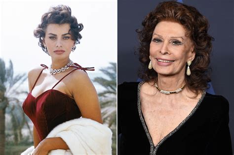Sophia Loren Then And Now