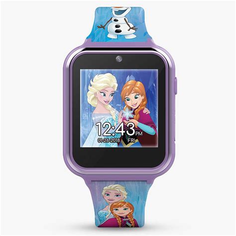 Disney Frozen Quartz Interactive Dial Silicone Strap Girls Watch Fzn4151