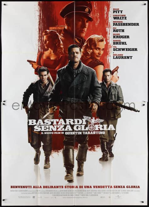 Emovieposter Com J Inglourious Basterds Italian P Quentin Tarantino Brad Pitt