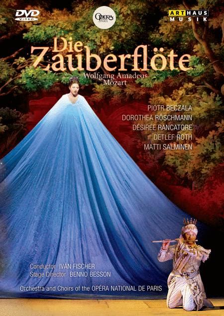 Die Zauberflote The Magic Flute By Wolfgang Amadeus Mozart 1756 1791 Dvd Sheet Music For