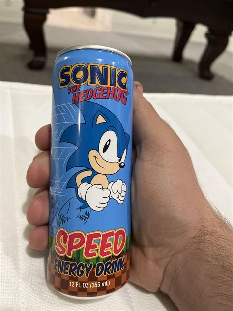 Mint Condition Sonic The Hedgehog ️ Speed Energy Drink Connoreatspants