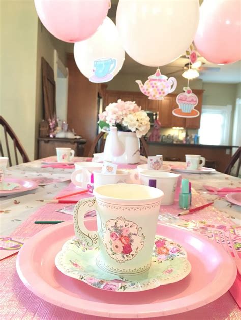 Little Girls Tea Party Birthday Theme On A Budget Only Life And