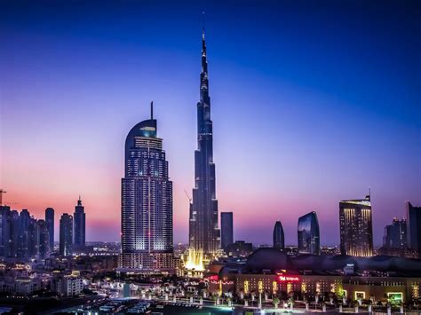 Dubai City Skyline Hd Wallpaper Widescreen Dubai City