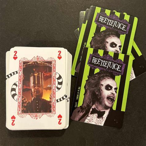 Beetlejuice Playing Cards 9cm Christmas Elves