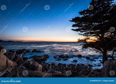 Pescadero Point Sunset View At Along Famous 17 Mile Drive Monterey