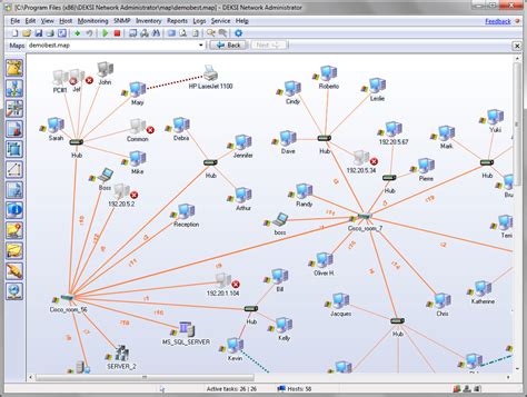 Network Mapping Software Monitor Map Diagram Your Network