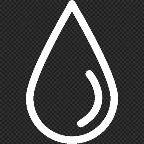 Water Drop White Icon Citypng