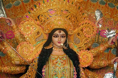 Hd Wallpaper Durga Puja The Ceremonial Worship Of The Mother Goddess