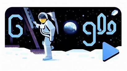 Moon Landing Google Anniversary Doodles 50th