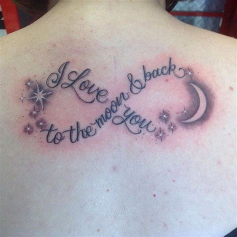 I Love You To The Moon And Back To The Moon And Back Tattoo