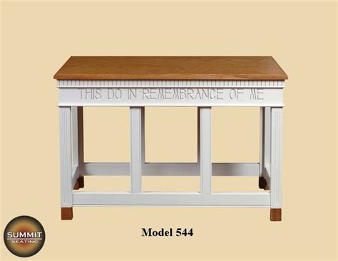 Communion Table And Pulpit Sets With Matching Styles And Finishes