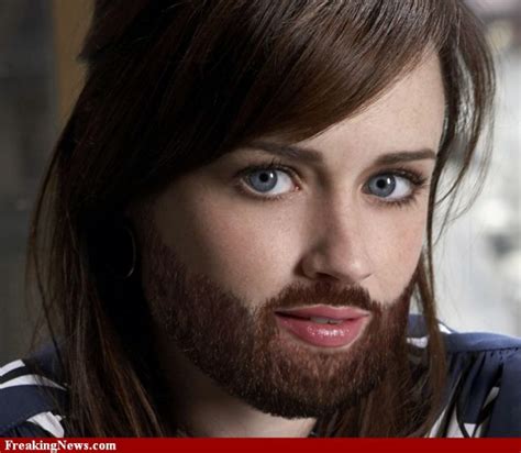 Famous Women Sprout Beards Amazing And Funny