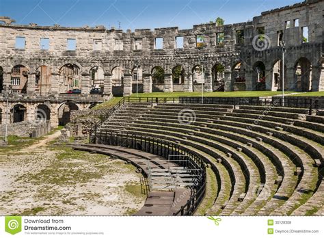Arena Roman Aphitheater In Pula Croatia Stock Photo Image Of