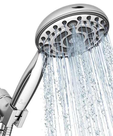 Buy Lokby High Pressure 6 Settings Shower Head With Handheld 5 Powerful Detachable Shower