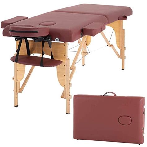Massage Table Massage Bed Spa Bed 73 Long Portable 2 Folding W Carry Case Table Heigh