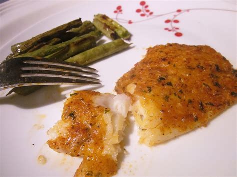 Dimples And Delights Parmesan Crusted Tilapia