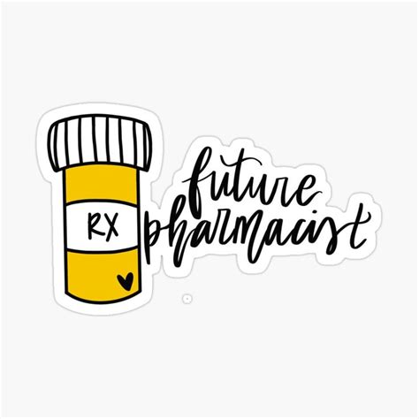 Future Pharmacist Sticker By Allisoncollier2 Medical Stickers