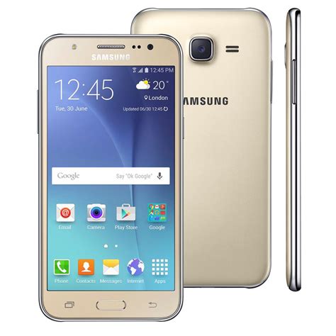 Smartphone Samsung Galaxy J5 Duos Dourado Com Dual Chip Tela 50 4g