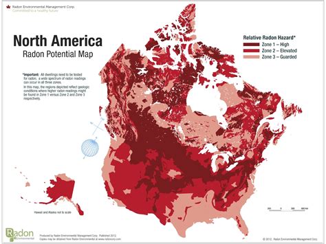 Radon Canada Map