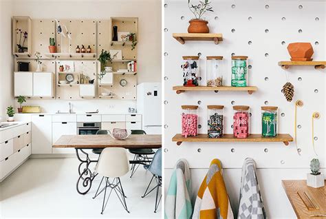 9 Ideas For Using Pegboard And Dowels To Create Open