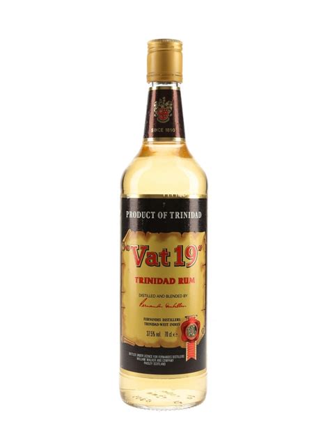 Vat 19 Trinidad Rum Lot 110792 Buysell Rum Online