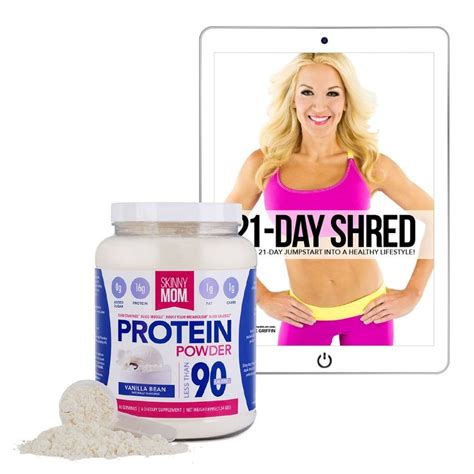 21 Day Shred And Skinny Mom Protein Powder Bundle Skinny Mom Healthy Living Protein Powder