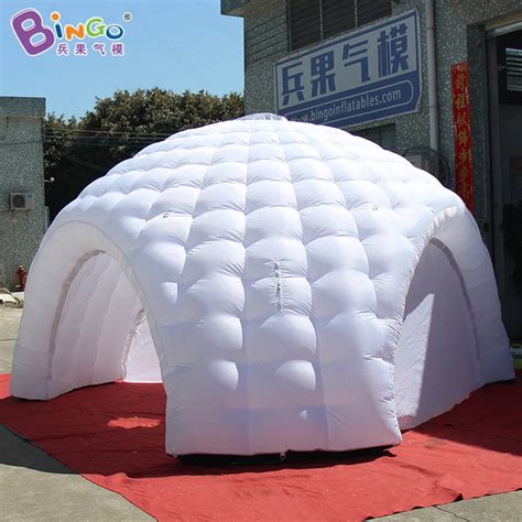 5x25 Meters 3 Pillars White Inflatable Tent Inflatable Dome Tent