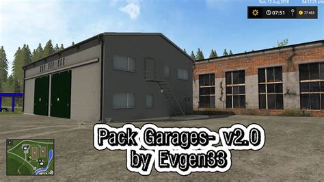 Fs17 Garage Pack V 20 Placeable Objects Mod Für Farming Simulator 17