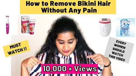 🔴 6 Ways To Remove Bikini Hair How To Remove Hair From Female Private