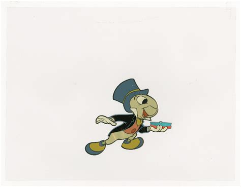 1950s Jiminy Cricket Production Cel Id Octjiminy19016 Van Eaton