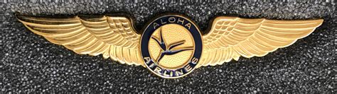 Aloha Airlines Pilot Wing Collector