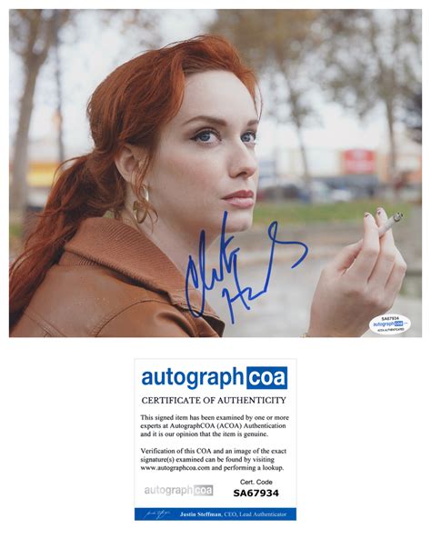Christina Hendricks Drive Signed Autograph 8x10 Photo Acoa Outlaw Hobbies Authentic Autographs