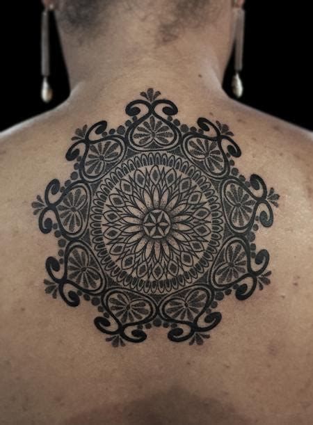 Dotwork Linework Custom Bongo Style Indian Traditional Style Mandala