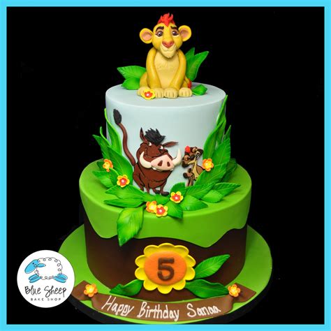 Perfect for birthday parties, bachelorette parties, showers, and corporate events. Lion King Birthday Cake | Blue Sheep Bake Shop