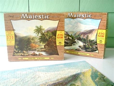 Two Vintage Jigsaw Puzzles Etsy Jigsaw Puzzles Etsy Jigsaw