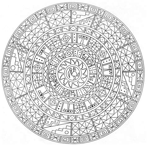 Coloring Pages Printable Mandala And Abstract Colouring
