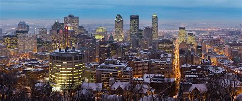 Montreal City Cityscape Winter Wallpapers Hd Desktop