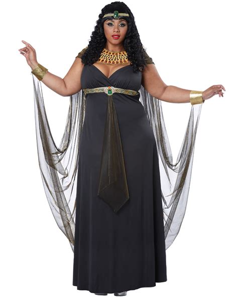 Cl41 Queen Of The Nile Cleopatra Fancy Dress Up Halloween Party Plus