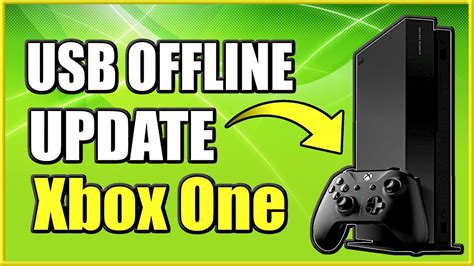 How To Update Xbox One Offline With Usb And Fix Green Screen And Black