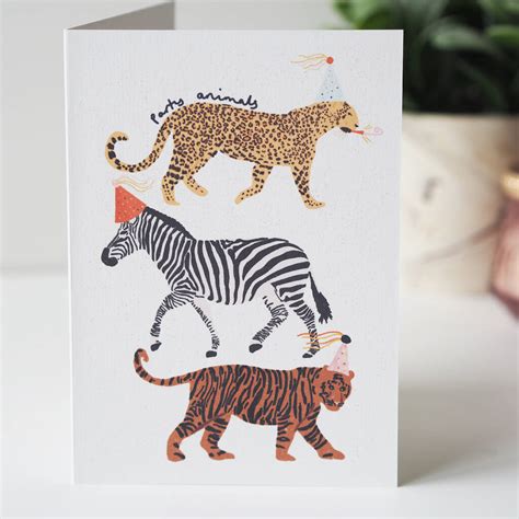 Party Animals Birthday Card By Sweetlove Press