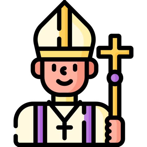 Pope Special Lineal Color Icon
