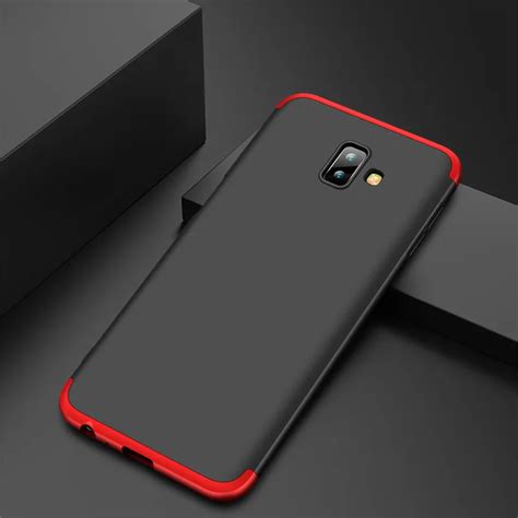 Cover Case For Samsung Galaxy J6 Plus 3in1 Full Protection Matte Cases