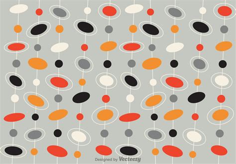 Free Mid Century Vector Wallpaper Download Free Vector Art Stock