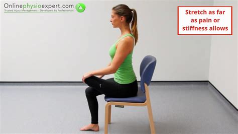 Seated Piriformis Muscle Stretch L Youtube