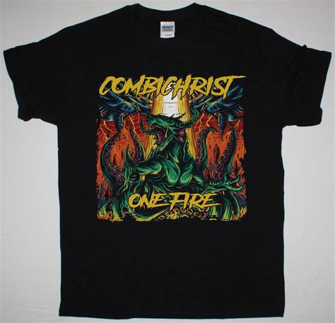 Combichrist One Fire Black T Shirt Ebay