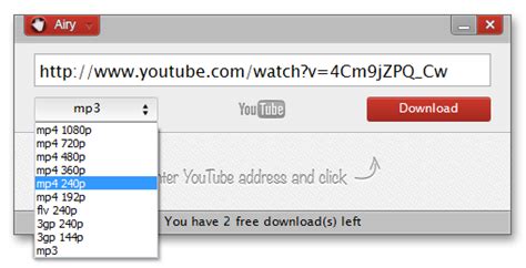 Youtube to mp3 converters are applications that enable you to save youtube video clips in mp3 format. Download MP3 sounds from YouTube with Airy YouTube Downloader