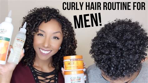 These updated formulas are not only super effective at dissolving body hair, but they're virtually odorless. Curly Hair Routine For MEN! Using Cantu Products ...